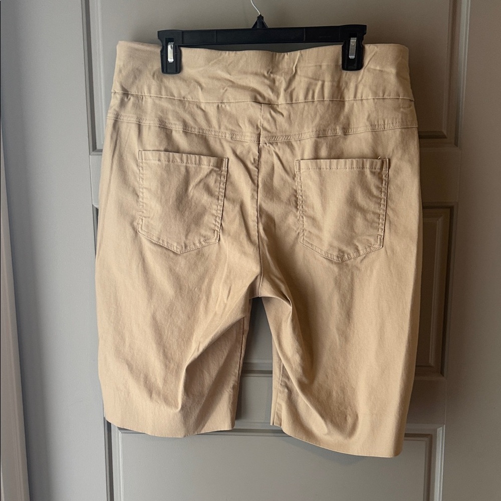 Ruby Rd. Neutral Beige Bermuda Shorts - image 2
